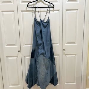 Britney Spears Custom Denim Dress Large